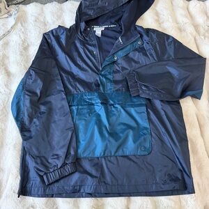 Reebok Dark Blue Windbreaker Jacket